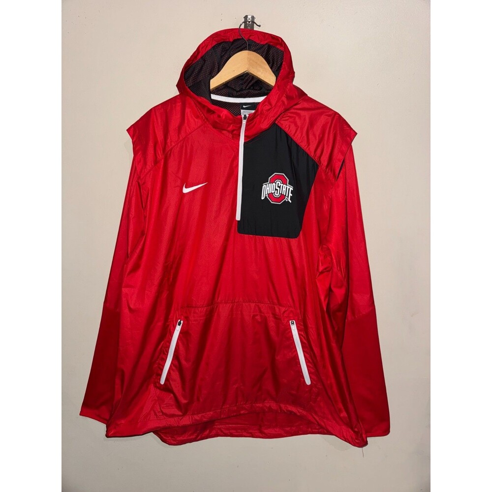 Men’s 2XL Nike Ohio State Buckeyes Football Team Issued PE Alpha Fly Rush Jacket